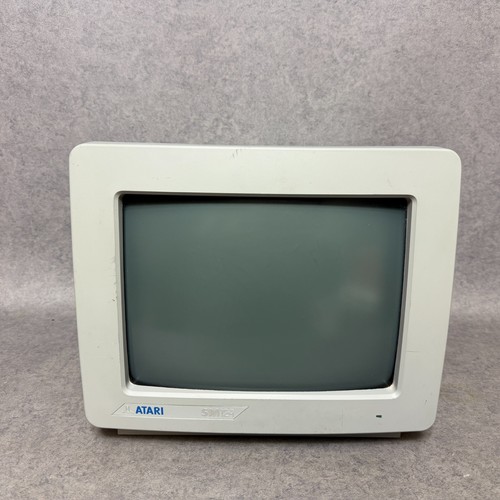 Atari sm124 monochrome monitor - atari,