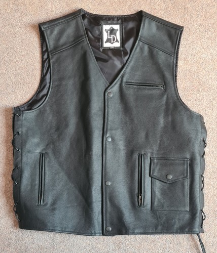 Black leather motorbike - ld,