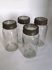 Original Vintage 1lb 14oz Screw Lids Kilner Jars