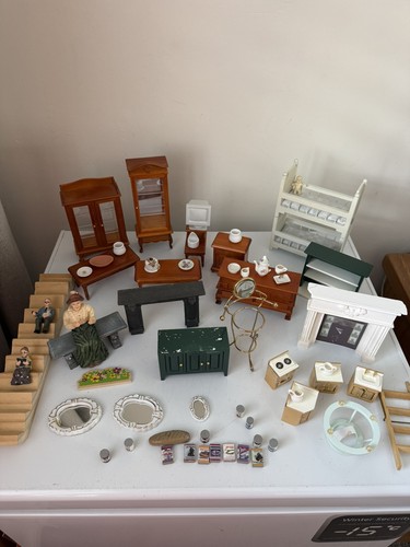 Dolls house furniture - dolls,