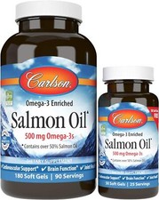 Carlson Labs Salmon Oil 500mg