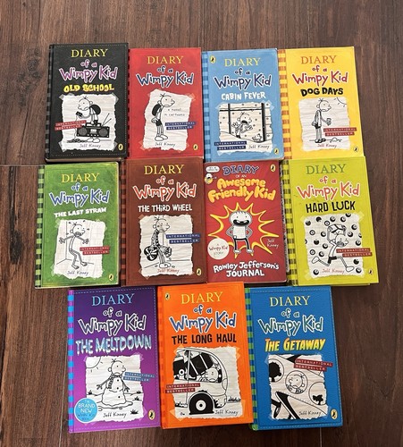 Diary wimpy kid book set - of,