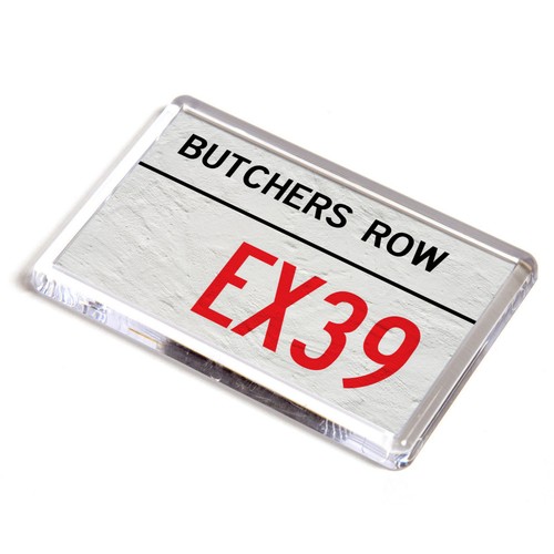 Fridge magnet butchers row - -,