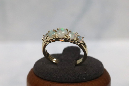 9ct yellow gold qvc opal - yellow,