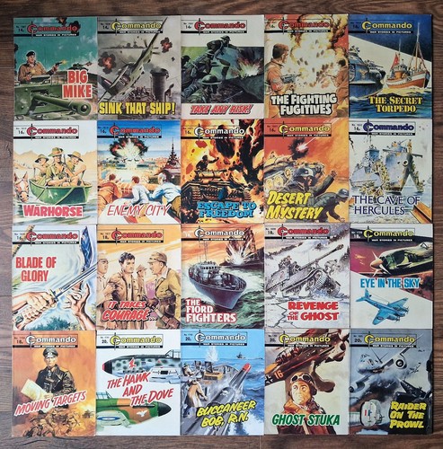 Commando comics job lot bundle - comics,