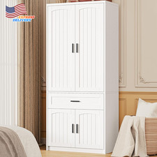77" Tall Armoire Wardrobe