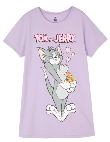 Ladies nightshirt tom jerry - ladies,