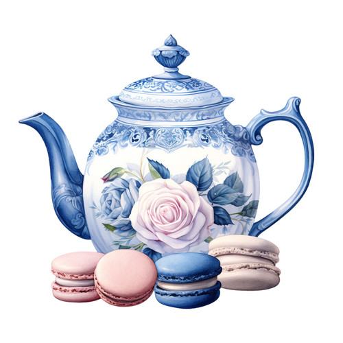 Delft blue tea - delft, set