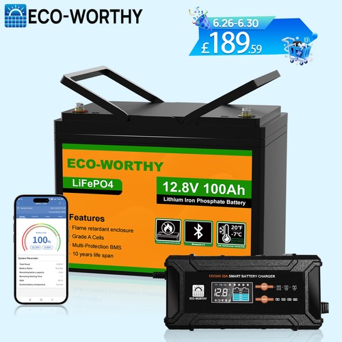 12v 100ah lifepo4 lithium - 100ah,