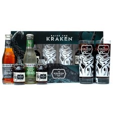 The Kraken Experience Spiced Rum Gift Set - Alcohol Miniatures, Christmas Gifts