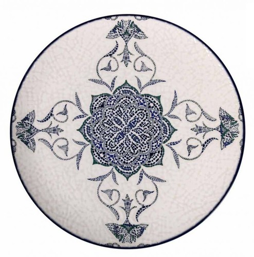 Presentation plate under