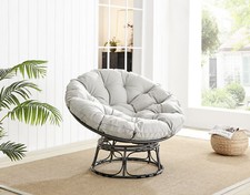 Moon chair grey - chair, rattan
