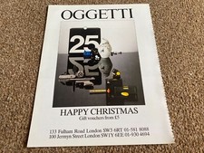 INT4 ADVERT 11X9 OGGETTI HAPPY CHRISTMAS GIFT VOUCHERS