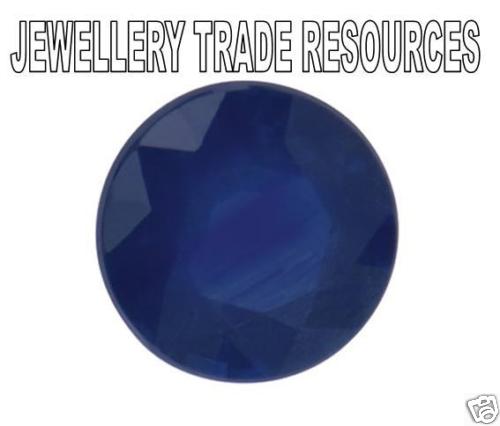 Natural blue sapphire - sapphire, round