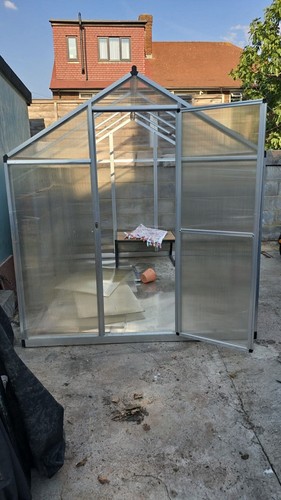 Aluminium shed with perspex - shed,