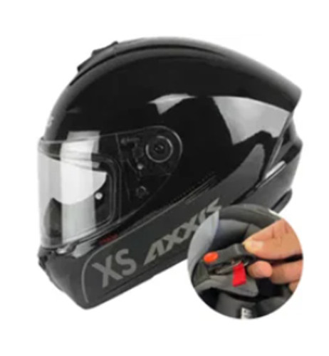 Axxis crash helmet - crash, black