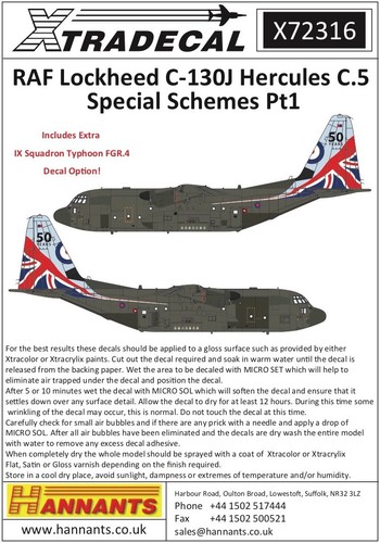 Xtradecal raf lockheed - xtradecal,