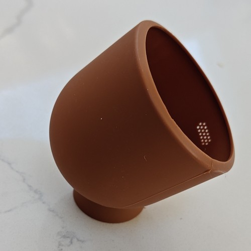 Brown silicone nest camera - silicone,