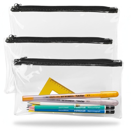Clear pencil case - clear,