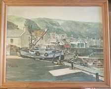 Watercolour  Fishing Harbour
