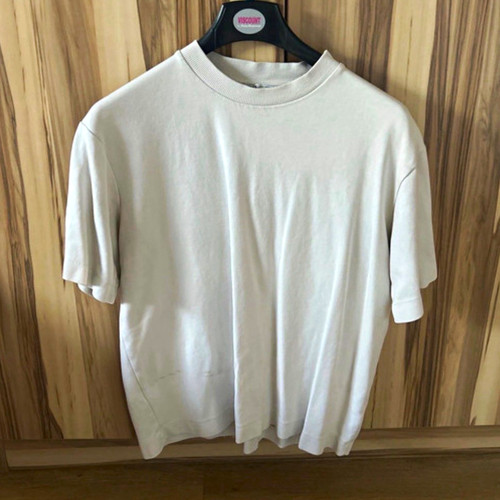 Zara men white crew neck - men's,