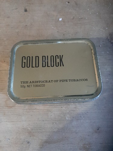 Gold block pipe - pipe, tobacco