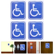  4 Pcs Disabled Car Stickers