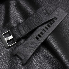 New 32MM Notched Leather Strap