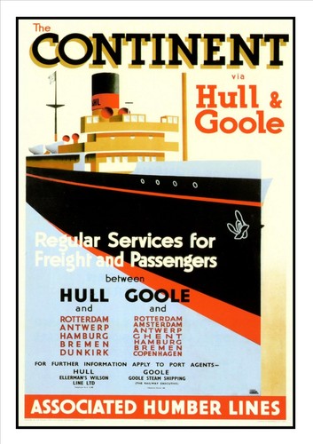 Hull and goole railway - railway, vintage
