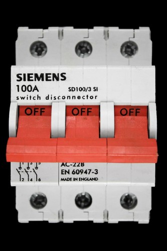 Siemens 100 amp - siemens, pole