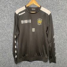 Brighouse Town FC Shirt XL Mens Vintage Black Long Sleeve Kappa Football RARE