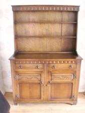 VINTAGE OAK WELSH DRESSER WITH