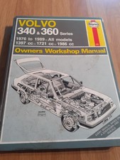 Volvo 340 & 360 Series 1976-1989 Haynes Owners Workshop Manual +FREE DELIVERY
