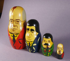 Authentic Russian nesting dolls Set. Made In USSR (№#09)