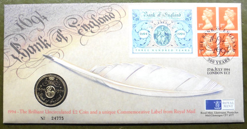 Coin stamp cover 300th - coin/stamp, cover-