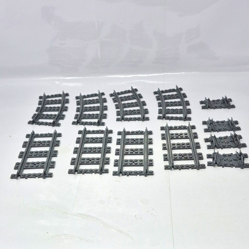 Lego trains grey train - train, track