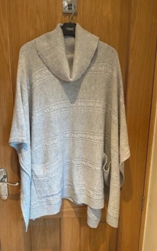 Monsoon super soft grey - soft, poncho