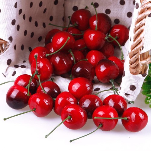 30pcs artificial cherry - artificial, fruit