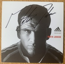 Martin Johnson Signed England Rugby Union Photo COA 2003 World Cup Winner