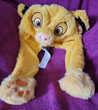 Disney The Lion King Simba Pop Up Ears Plush Costume Cosplay Hat Kids/Adults