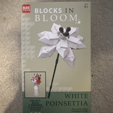 Blocks in Bloom Flower - white