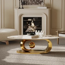 Oval Coffee Table Sun & Moon