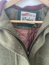 Ladies Rydale Country Tweedy Warm  hunting Quilted Lining Jacket 16 
