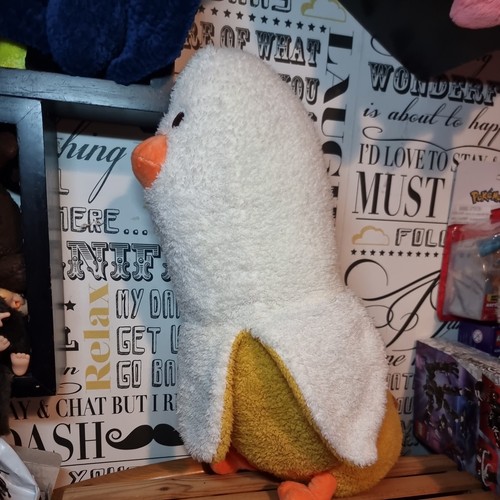 Banana duck plush soft toy - plush,