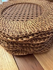 Caspari Style 15" Rattan Round