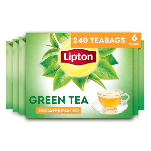 Lipton decaf green tea bags - lipton,