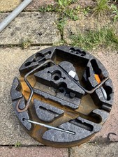 Saab 93 boot tool kit with Towing Eye Manual Convertible Roof Tool