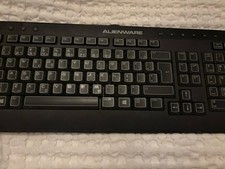 Genuine Original DELL Alienware USB Keyboard QWERTY UK Layout NEW 5Y4GF DCHF6