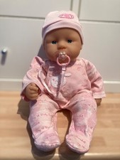 ? ADORABLE ZAPF 14” BABY ANNABELL DOLL ? 2006 SOFT BODY VINTAGE CLOTHES DUMMY