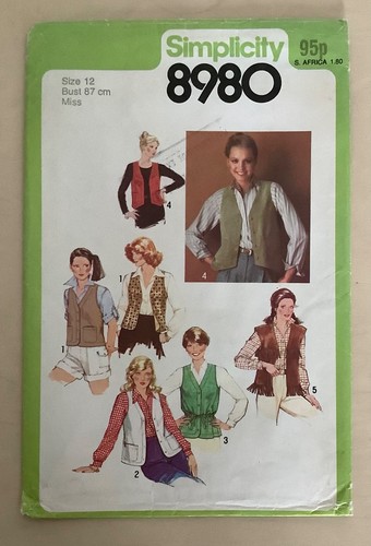 Simplicity 8980 sewing pattern - 8980,